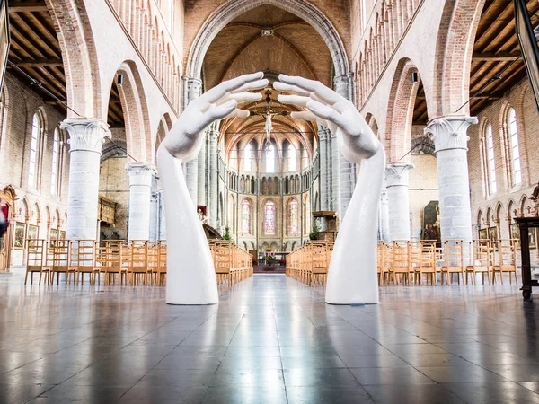 Lissewege Bélgica Dezembro Igreja Nossa Senhora Século Xiii Dezembro Lissewege — Fotografia de Stock