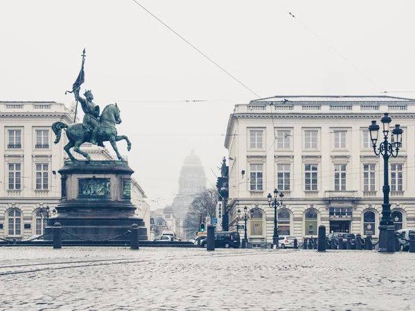 Brussels Belçika Aralık Kraliyet Sarayı Aralık Tarihinde Brüksel Belçika — Stok fotoğraf