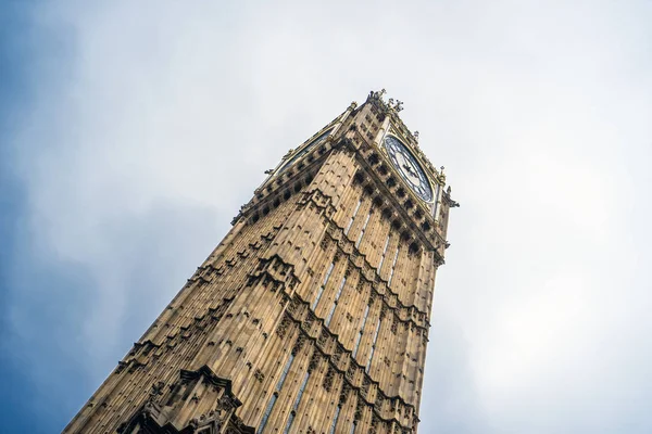 London Wielka Brytania Luty 2017 Tower Elizabeth Obudowy Zegara Bell — Zdjęcie stockowe