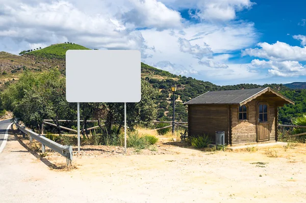 Blank Billboard Business Concept — Stock Photo, Image