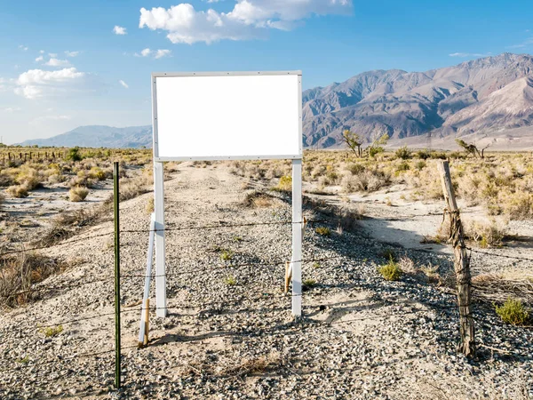 Billboard Death Valley California Usa — Stock Photo, Image