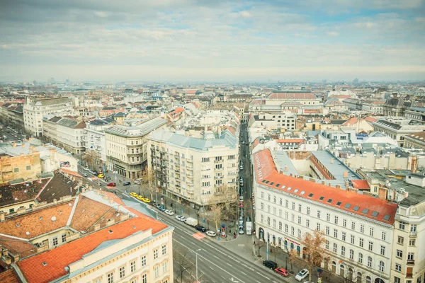 Köp Ungern December 2017 Panoramautsikt Det Ungerns Huvudstad Och Största — Stockfoto