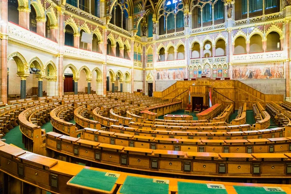 Budapest Hongrie Décembre 2017 Édifice Parlement Hongrois Est Style Néogothique — Photo