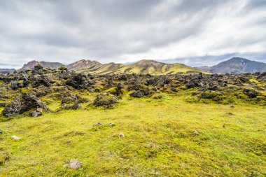 İzlanda'daki Milli Parkı Landmannalaugar