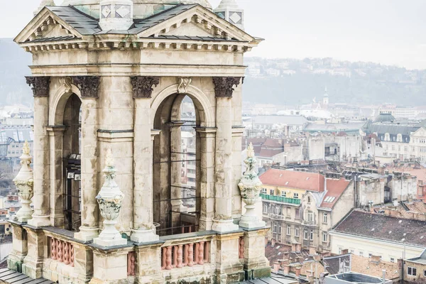 BUDAPEST, HUNGRIA - 18 de dezembro de 2017: Basílica de Santo Estêvão / Szent Istvan Bazilika. É nomeado em homenagem a Estêvão, o primeiro rei da Hungria (975-1038). ). — Fotografia de Stock