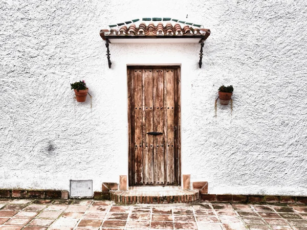 Facade Frigiliana Malaga Spain — Stock Photo, Image