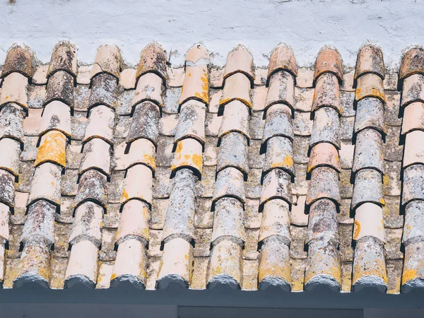 Stary Dachówka Nerja Hiszpania — Zdjęcie stockowe