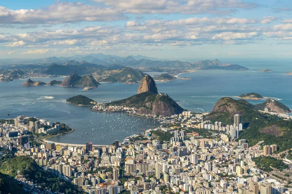 Rio de Janeiro, Brazil, view from the CHrist the Redemtor stuate — Stock Photo, Image