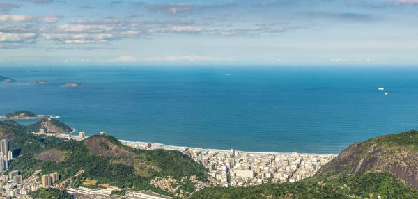 Rio de Janeiro, Brazílie, pohled na Krista — Stock fotografie