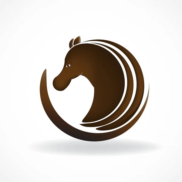Logo Cavalo Ícone Imagem Vetorial — Vetor de Stock