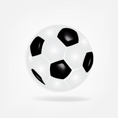 Futbol topu spor sembol logo vektör