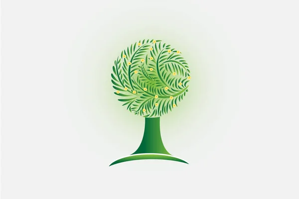 Logo tree symbol icon vector template. Wedding concept