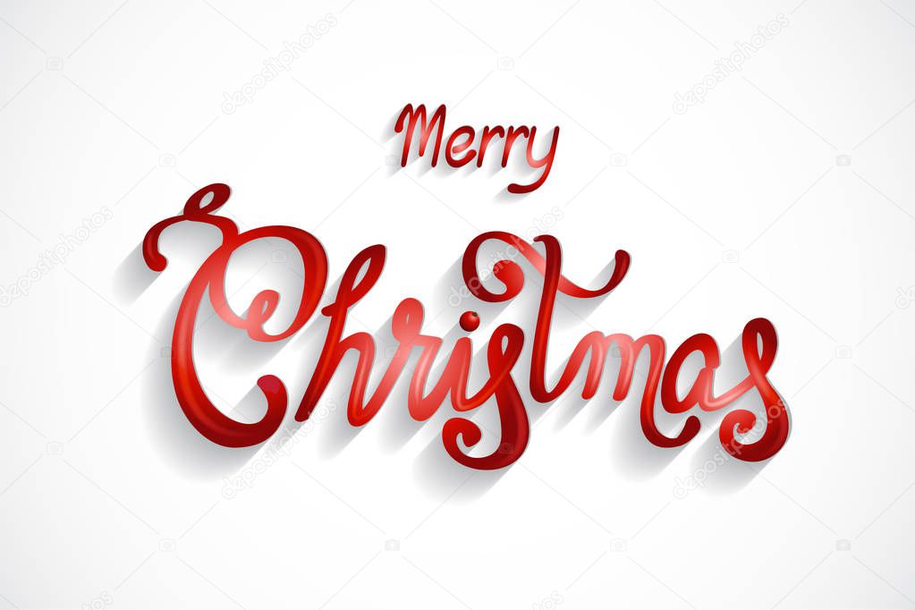 Merry christmas tree vector image