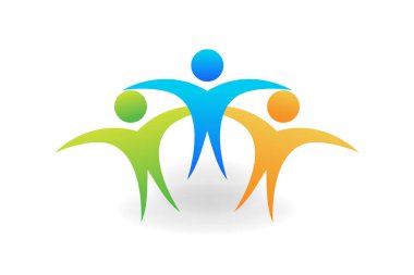 Başarı temwork insanlar logosu