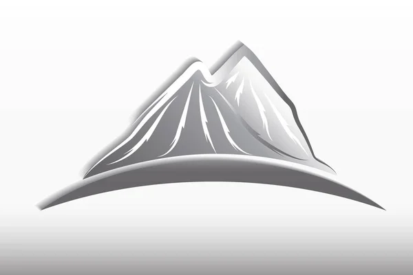 Diseño del logo Mountains — Archivo Imágenes Vectoriales