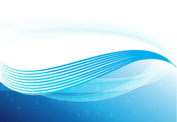 Modèle de fond vagues bleues — Image vectorielle