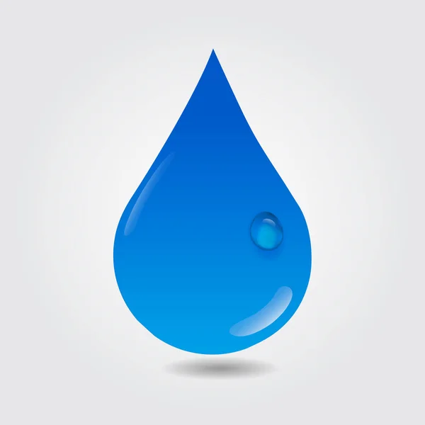 徽标滴的水 — 图库矢量图片