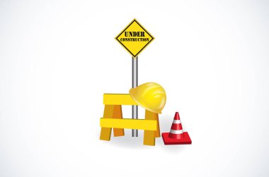 İnşaat sembolü logosu altında