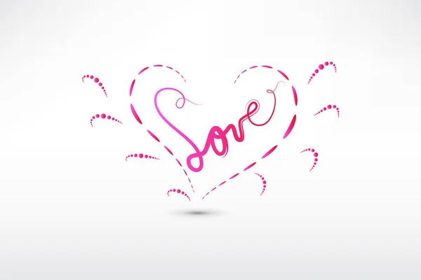 Amor imagem vetor logotipo do coração — Vetor de Stock