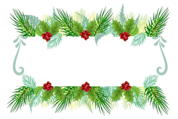 Christmas card banner — Stockvector