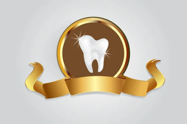 Logotipo do símbolo de cuidados dentários —  Vetores de Stock