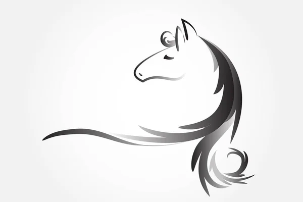 Logo horse vector — Stock Vector