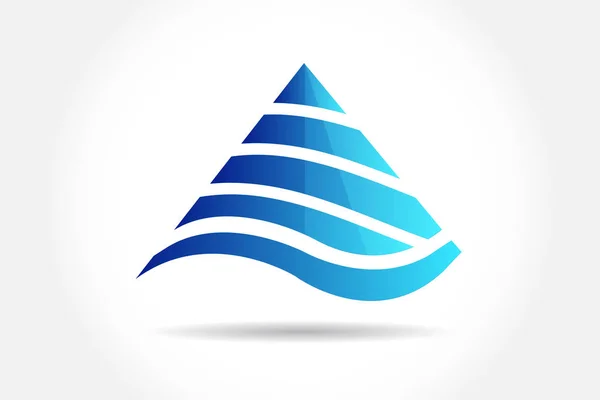 Logo der Berge — Stockvektor