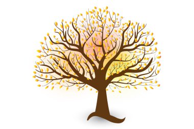 Ağaç düşme logosu 