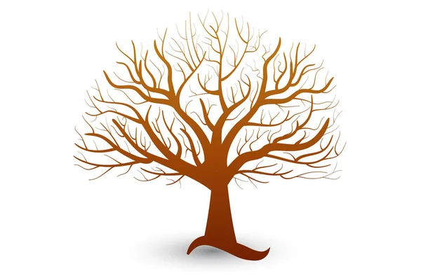 Elementul arborelui pentru logo-ul vectorial de design — Vector de stoc