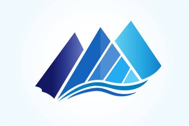 Logo dağlar simgesi