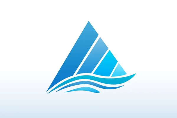 Logo mountains — Stock Vector