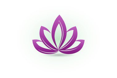 Lotus çiçek kimlik kartı logosu