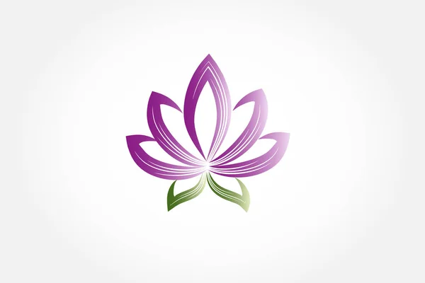 Obchodní značka pro průkaz totožnosti v lotosu — Stockový vektor