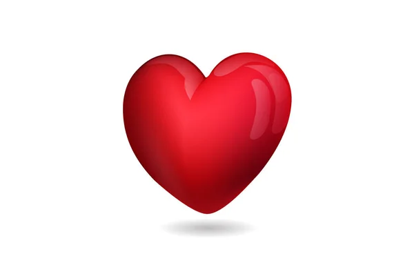 Heart love logo vector — Stock Vector