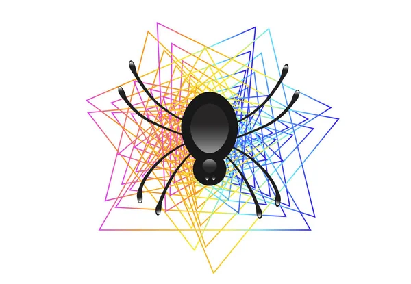 Spider vector web — Archivo Imágenes Vectoriales