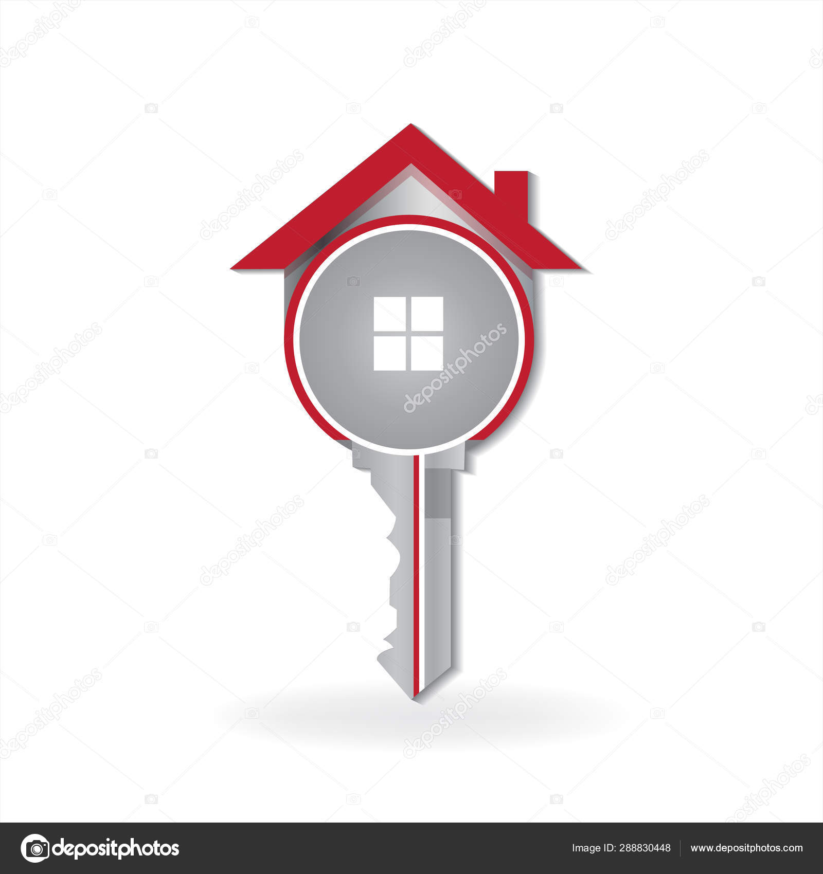 Casa clave logo vector Stock Vector by ©Glopphy 288830448