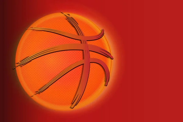 Logo deporte de baloncesto — Vector de stock