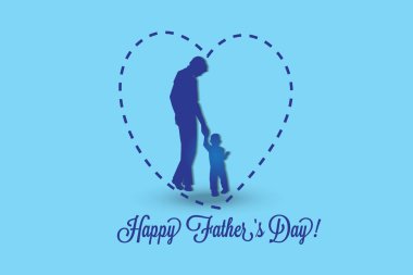 Mutlu babalar gün tebrik kartı