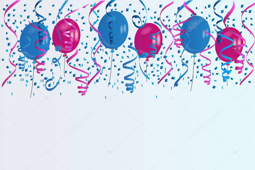 Confetti party birthday celebration