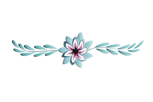 Винтажный цветочный свадебный символ с копировальным вектором пространства — стоковый вектор
