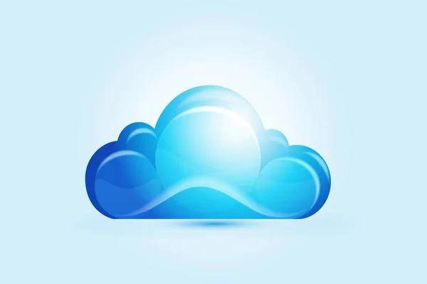 Cloud vector logo — Stock Vector