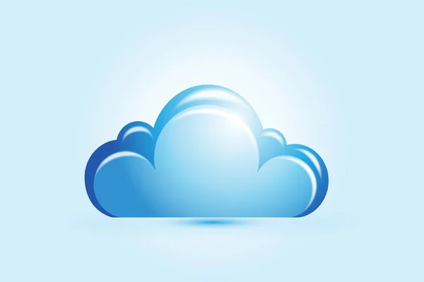 Cloud vector logo — Stock Vector