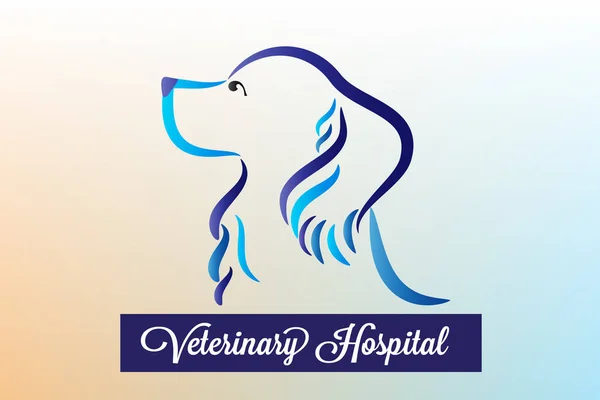 Diseño de imagen web vector logo perro — Archivo Imágenes Vectoriales