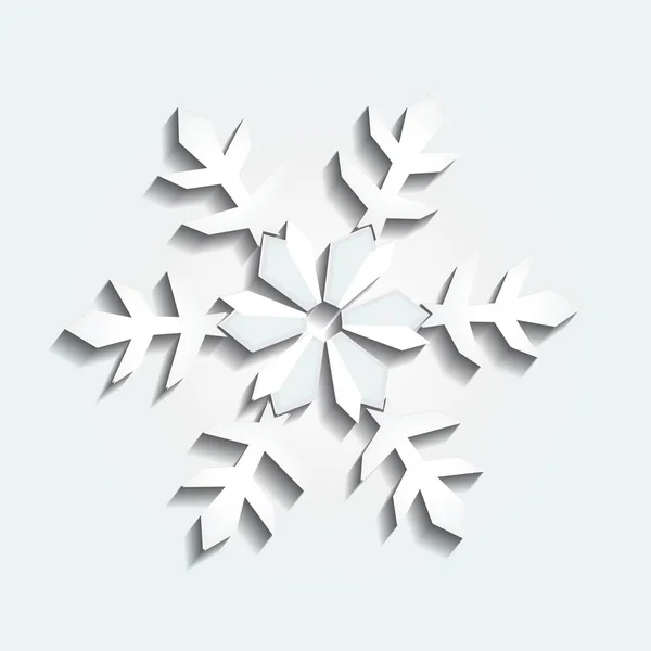 Vector Navidad Copo Nieve Ornamento Icono Fondo Banner Web Imagen — Vector de stock