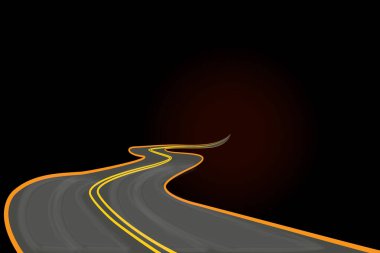 Yol izole element vektör grafik tasarımı
