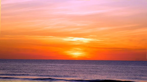 Krásný Východ Slunce Cocoa Beach Florida Usa Obrázek Pozadí — Stock fotografie