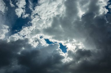 Güneş bulutların üstünde