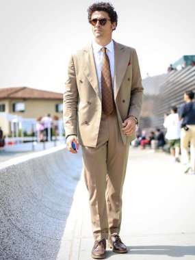 Floransa-12 Haziran 2018 Alessandro D'Amato Pitti sırasında sokakta.