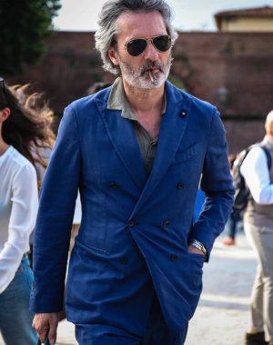 Floransa-12 Haziran Pitti sırasında sokakta 2018 Marco Zambaldo.