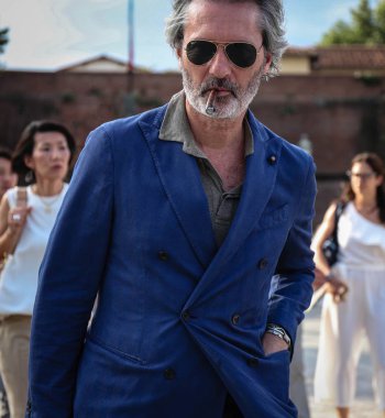 Floransa-12 Haziran Pitti sırasında sokakta 2018 Marco Zambaldo.